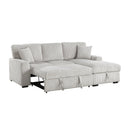  Homelegance Marsh 9633MNB*22LRC 2 pc Sectional with Pull-out Bed, Right Chaise and Hidden Storage IMAGE 7