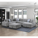  Homelegance Raife 9624GY-4 Storage Ottoman IMAGE 5