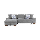  Manufacturer Color_Grey -- Homelegance Raife Fabric 2 pc Sectional IMAGE 1
