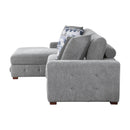  Manufacturer Color_Grey -- Homelegance Raife Fabric 2 pc Sectional IMAGE 4