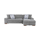  Manufacturer Color_Grey -- Raife 9624GY*22LRC 2 pc Sectional with Right Chaise IMAGE 1