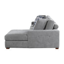  Manufacturer Color_Grey -- Raife 9624GY*22LRC 2 pc Sectional with Right Chaise IMAGE 4