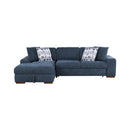  Manufacturer Color_Blue -- Raife 9624BU*2LC2R 2 pc Sectional with Left Chaise IMAGE 1