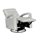  Manufacturer Color_Smoke -- Homelegance Camden Swivel Glider Leather Recliner IMAGE 5