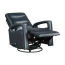  Manufacturer Color_Navy Blue -- Camden 9500NV-1 Swivel Glider Reclining Chair IMAGE 5