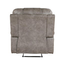  Manufacturer Color_Greyish brown -- Homelegance Oberon Fabric Recliner IMAGE 4