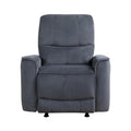  Manufacturer Color_Dark Grey -- Homelegance Artem Power Rocker Fabric Recliner IMAGE 1