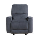  Manufacturer Color_Dark Grey -- Homelegance Artem Power Rocker Fabric Recliner IMAGE 1
