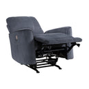  Manufacturer Color_Dark Grey -- Homelegance Artem Power Rocker Fabric Recliner IMAGE 6
