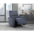  Manufacturer Color_Dark Grey -- Homelegance Artem Power Rocker Fabric Recliner IMAGE 7
