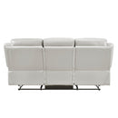 Manufacturer Color_Silver Motion Type_Reclining -- Homelegance Laconia Reclining Leather Match Sofa IMAGE 3