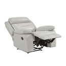  Manufacturer Color_Silver Motion Type_Manual -- Homelegance Laconia Leather Match Recliner IMAGE 5