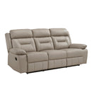  Manufacturer Color_Latte Motion Type_Reclining -- Laconia 9629LTE-3 Double Reclining Sofa IMAGE 2