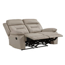  Manufacturer Color_Latte Motion Type_Reclining -- Laconia 9629LTE-2 Double Reclining Love Seat IMAGE 3