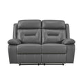  Manufacturer Color_Dark Grey Motion Type_Reclining -- Laconia 9629DGY-2 Double Reclining Love Seat IMAGE 1