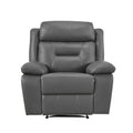  Manufacturer Color_Dark Grey Motion Type_Manual -- Laconia 9629DGY-1 Reclining Chair IMAGE 1