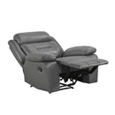  Manufacturer Color_Dark Grey Motion Type_Manual -- Laconia 9629DGY-1 Reclining Chair IMAGE 5