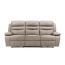  Manufacturer Color_Latte Motion Type_Power Recline -- Homelegance Hancock Reclining Leather Match Sofa IMAGE 1