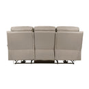  Manufacturer Color_Latte Motion Type_Power Recline -- Homelegance Hancock Reclining Leather Match Sofa IMAGE 3