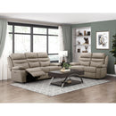  Manufacturer Color_Latte Motion Type_Power Recline -- Homelegance Hancock Reclining Leather Match Sofa IMAGE 5