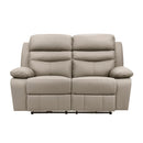  Manufacturer Color_Latte Motion Type_Power Recline -- Homelegance Hancock Reclining Leather Match Loveseat IMAGE 1