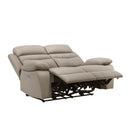  Manufacturer Color_Latte Motion Type_Power Recline -- Homelegance Hancock Reclining Leather Match Loveseat IMAGE 4