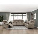  Manufacturer Color_Latte Motion Type_Power Recline -- Homelegance Hancock Reclining Leather Match Loveseat IMAGE 6