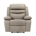  Manufacturer Color_Latte Motion Type_Power -- Homelegance Hancock Leather Match Recliner IMAGE 1