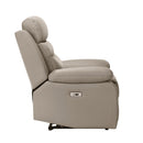  Manufacturer Color_Latte Motion Type_Power -- Homelegance Hancock Leather Match Recliner IMAGE 3
