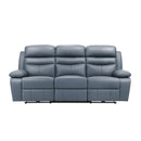  Manufacturer Color_Blue Motion Type_Power Recline -- Hancock 9628BUE-3PW Power Double Reclining Sofa IMAGE 1