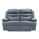  Manufacturer Color_Blue Motion Type_Power Recline -- Hancock 9628BUE-2PW Power Double Reclining Love Seat IMAGE 1