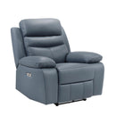  Manufacturer Color_Blue Motion Type_Power -- Hancock 9628BUE-1PW Power Reclining Chair IMAGE 2