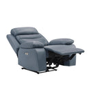  Manufacturer Color_Blue Motion Type_Power -- Hancock 9628BUE-1PW Power Reclining Chair IMAGE 5
