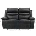  Manufacturer Color_Black Motion Type_Power Recline -- Hancock 9628BLK-2PW Power Double Reclining Love Seat IMAGE 1