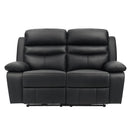  Manufacturer Color_Black Motion Type_Power Recline -- Hancock 9628BLK-2PW Power Double Reclining Love Seat IMAGE 1