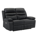  Manufacturer Color_Black Motion Type_Power Recline -- Hancock 9628BLK-2PW Power Double Reclining Love Seat IMAGE 2
