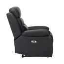 Manufacturer Color_Black Motion Type_Power -- Hancock 9628BLK-1PW Power Reclining Chair IMAGE 3