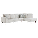  Manufacturer Color_Silver cloud -- Homelegance Broadway Fabric 2 pc Sectional IMAGE 1