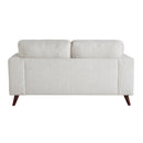  Manufacturer Color_Silver cloud -- Homelegance Broadway Stationary Fabric Loveseat IMAGE 4