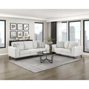  Manufacturer Color_Silver cloud -- Homelegance Broadway Stationary Fabric Loveseat IMAGE 5
