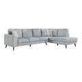  Manufacturer Color_Blue-Grey -- Broadway 9644BGY*23L5R 2 pc Sectional with Right Chaise IMAGE 1