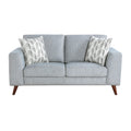  Manufacturer Color_Blue-grey -- Broadway 9644BGY-2 Love Seat IMAGE 1