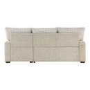  Homelegance Gallatin 9605BE*2LLRC 2 pc Sectional with Right Chaise and Drop-Down Cup holders, Storage Pouch, Pull-out Bed and Hidden Storage IMAGE 4