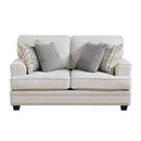  Manufacturer Color_Sand -- Homelegance Bradford Stationary Fabric Loveseat IMAGE 1