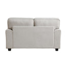  Manufacturer Color_Sand -- Homelegance Bradford Stationary Fabric Loveseat IMAGE 4