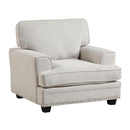  Manufacturer Color_Sand -- Homelegance Bradford Stationary Fabric Chair IMAGE 2