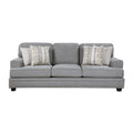  Manufacturer Color_Grey -- Bradford 9648GY-3 Sofa IMAGE 1