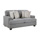  Manufacturer Color_Grey -- Bradford 9648GY-2 Love Seat IMAGE 2