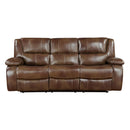  Homelegance Ellicott 9639BR-3 Double Reclining Sofa IMAGE 1