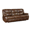  Homelegance Ellicott 9639BR-3 Double Reclining Sofa IMAGE 2